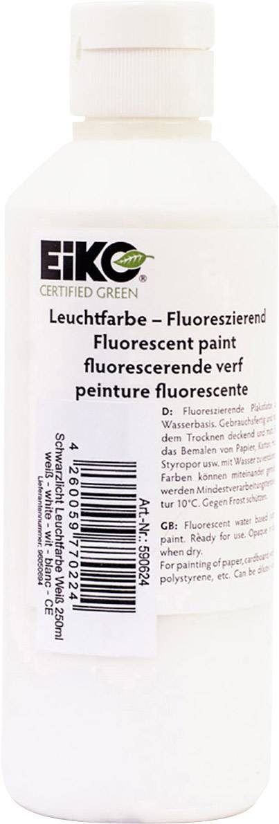 EiKO UV-Leuchtfarbe Weiß 250 ml