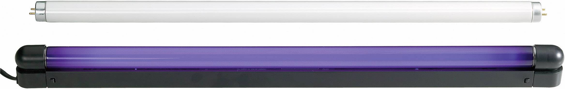 Eurolite 120cm 36W Slim UV & weiß UV-Röhren Set 36 W Schwarz