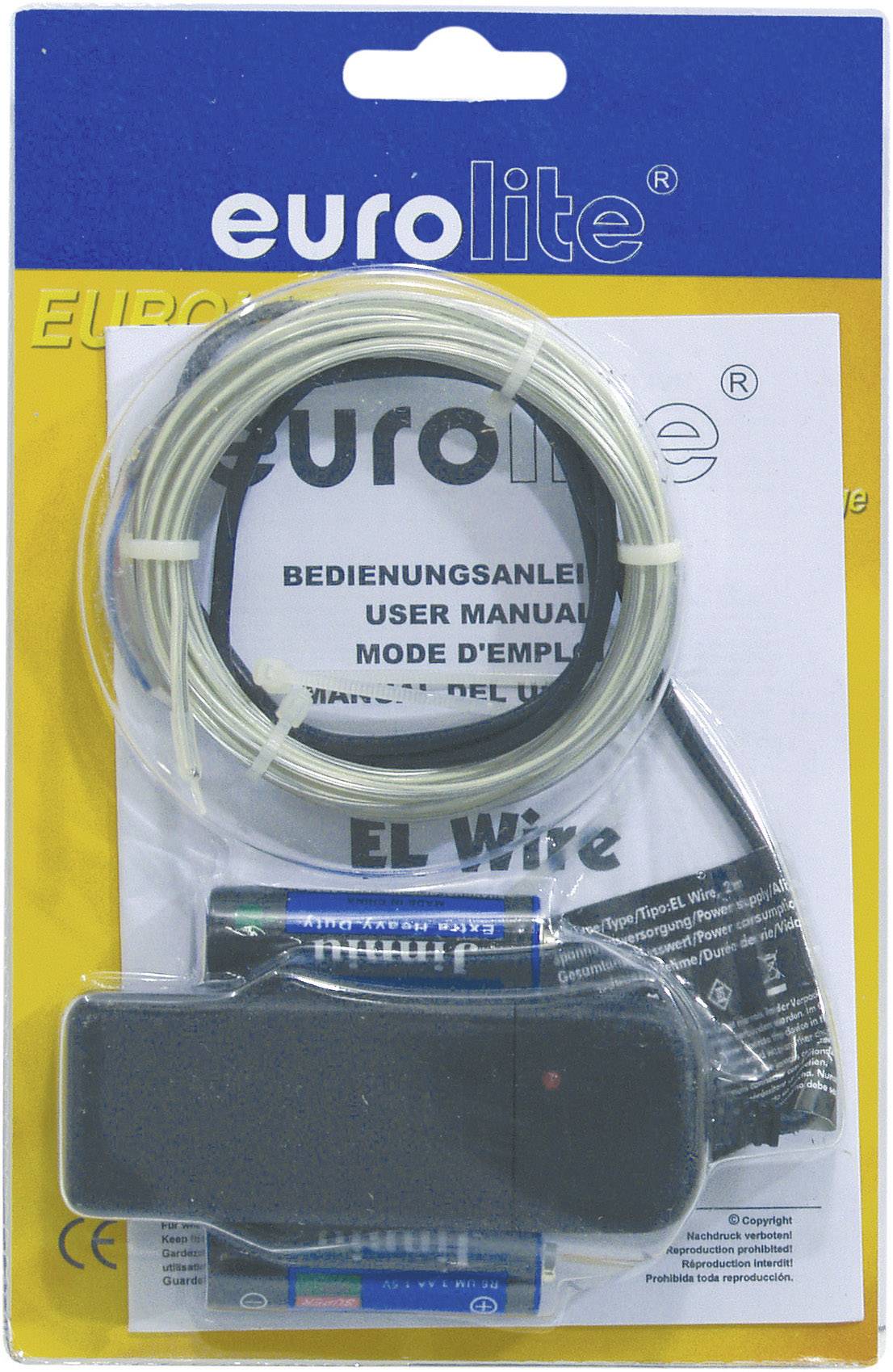 Eurolite Elektro-Luminiszenz Leuchtschnur 3V 2m