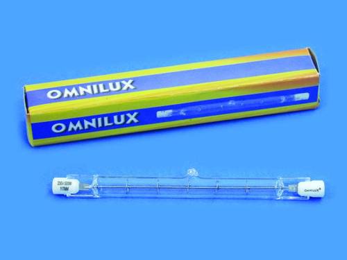 Omnilux Stabbrenner Halogen Lichteffekt Leuchtmittel 230V R7s 800W Weiß