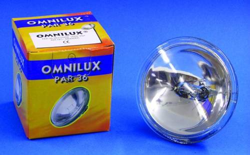 Omnilux Par-36 Lampe Halogen Lichteffekt Leuchtmittel 28V G53 STC 100W Weiß dimmbar