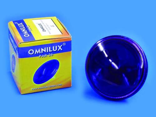 Omnilux Par-36 Lampe Halogen Lichteffekt Leuchtmittel 6V G53 STC 30W Violett dimmbar