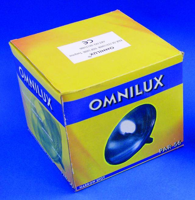 Omnilux NSP Halogen Lichteffekt Leuchtmittel 230 V GX16d 300 W Weiß dimmbar