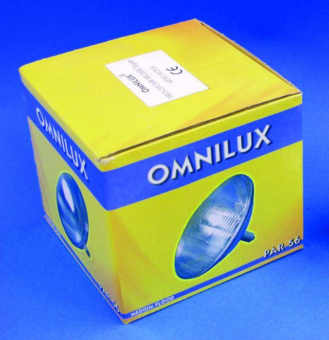 Omnilux WFL Halogen Lichteffekt Leuchtmittel 230 V GX16d 300 W Weiß dimmbar