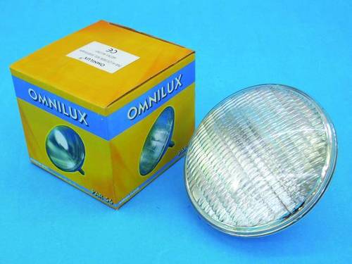 Omnilux WFL Schwimmbad Halogen Lichteffekt Leuchtmittel 12V G53 STC 300W Weiß dimmbar