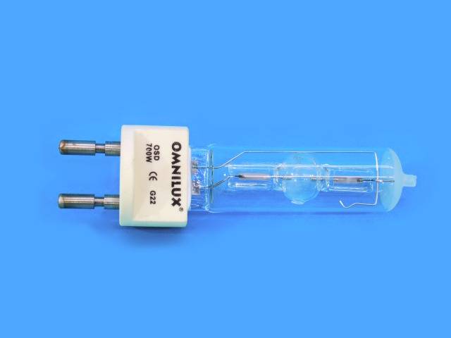 Omnilux OSD Halogen Lichteffekt Leuchtmittel 72V G22 700W Weiß