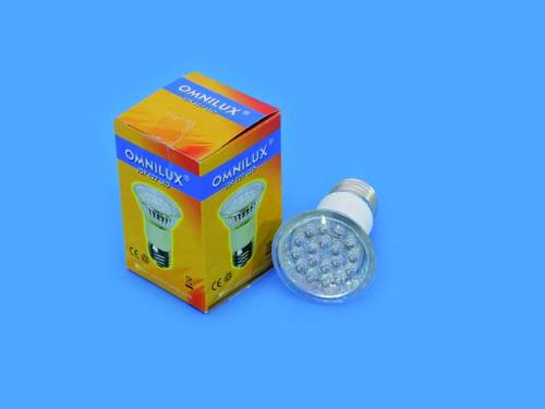 Omnilux JDR LED Lichteffekt Leuchtmittel 230V E27 1W Weiß