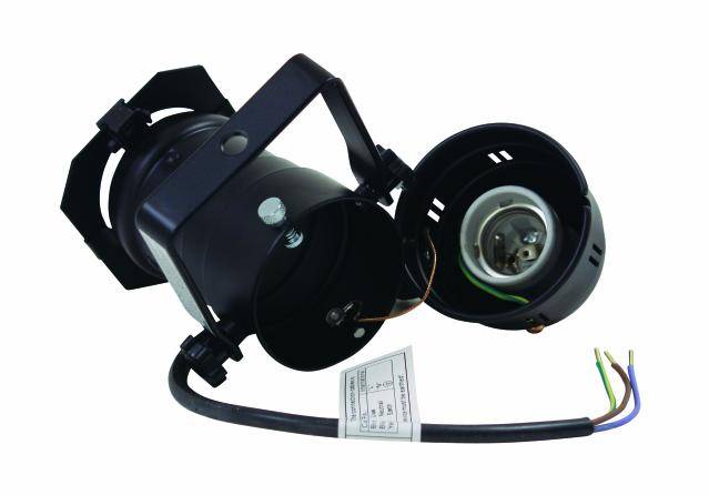 Eurolite PAR-20 Spot Halogen-PAR-Scheinwerfer Schwarz