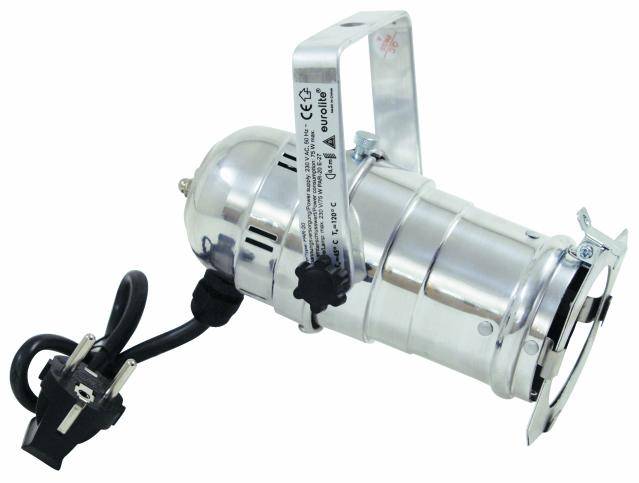Eurolite PAR-20 Spot Halogen-PAR-Scheinwerfer Silber