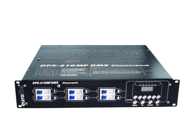 Eurolite DPX-610 MP DMX Dimmer 6-Kanal