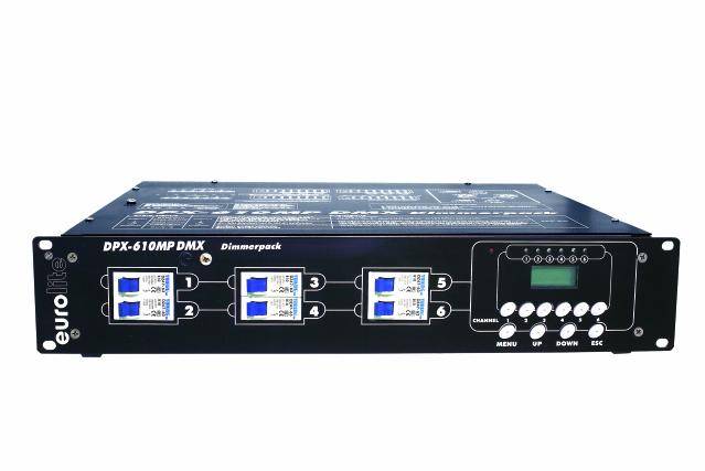 Eurolite DPX-610 MP DMX Dimmer 6-Kanal