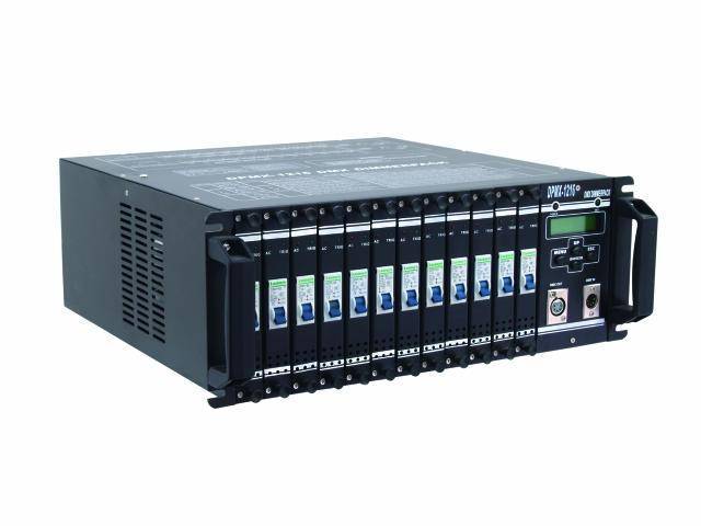 Eurolite DPMX-1216 DMX Dimmer 12-Kanal 19 Zoll-Bauform