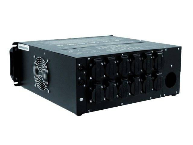 Eurolite DPMX-1216 S DMX Dimmer 12-Kanal 19 Zoll-Bauform