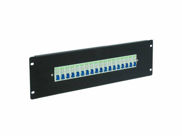 Eurolite 19 Zoll Stromverteiler 18teilig 3 HE