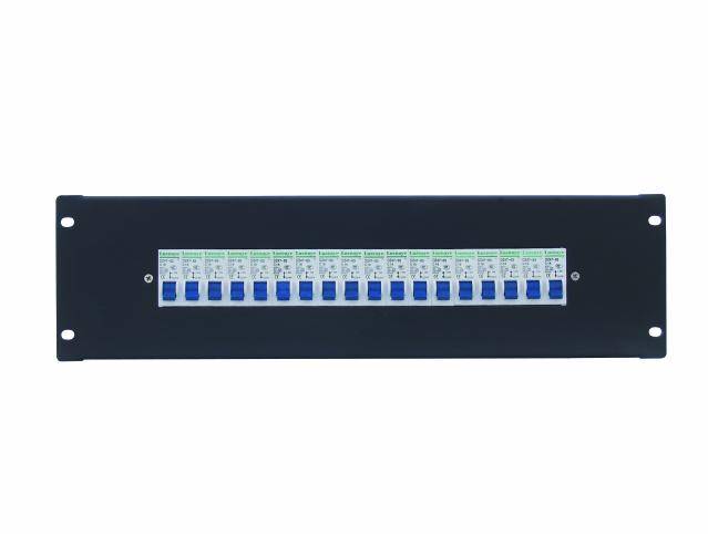 Eurolite 19 Zoll Stromverteiler 18teilig 3 HE