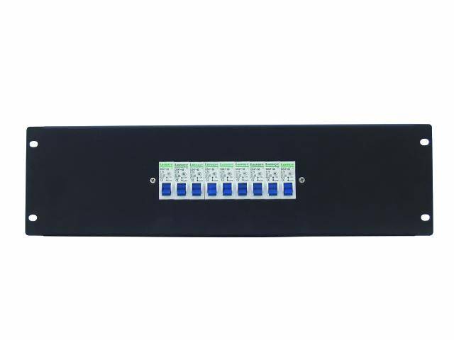 Eurolite PDM 3U-9x16A FB 19 Zoll Stromverteiler 9fach 3 HE