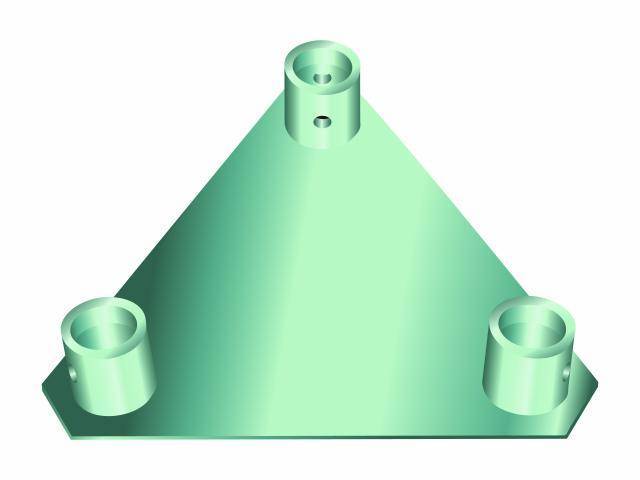 Alutruss 60301890 Boden-, Wandplatte 1 St.