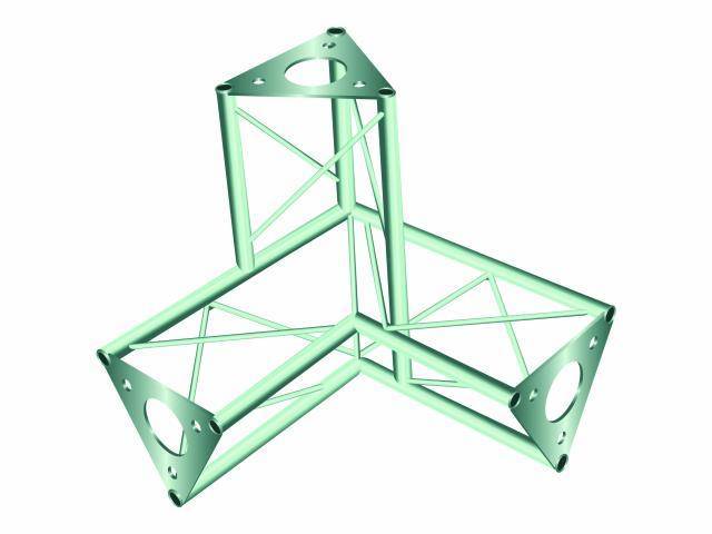 Alutruss DECOTRUSS SAL 31 3-Punkt Traverse 3-Weg-Ecke 90°