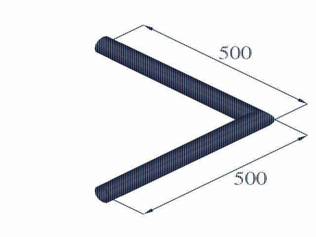 Alutruss SINGLELOCK SPAC-21 1-Punkt Traverse Ecke 90°