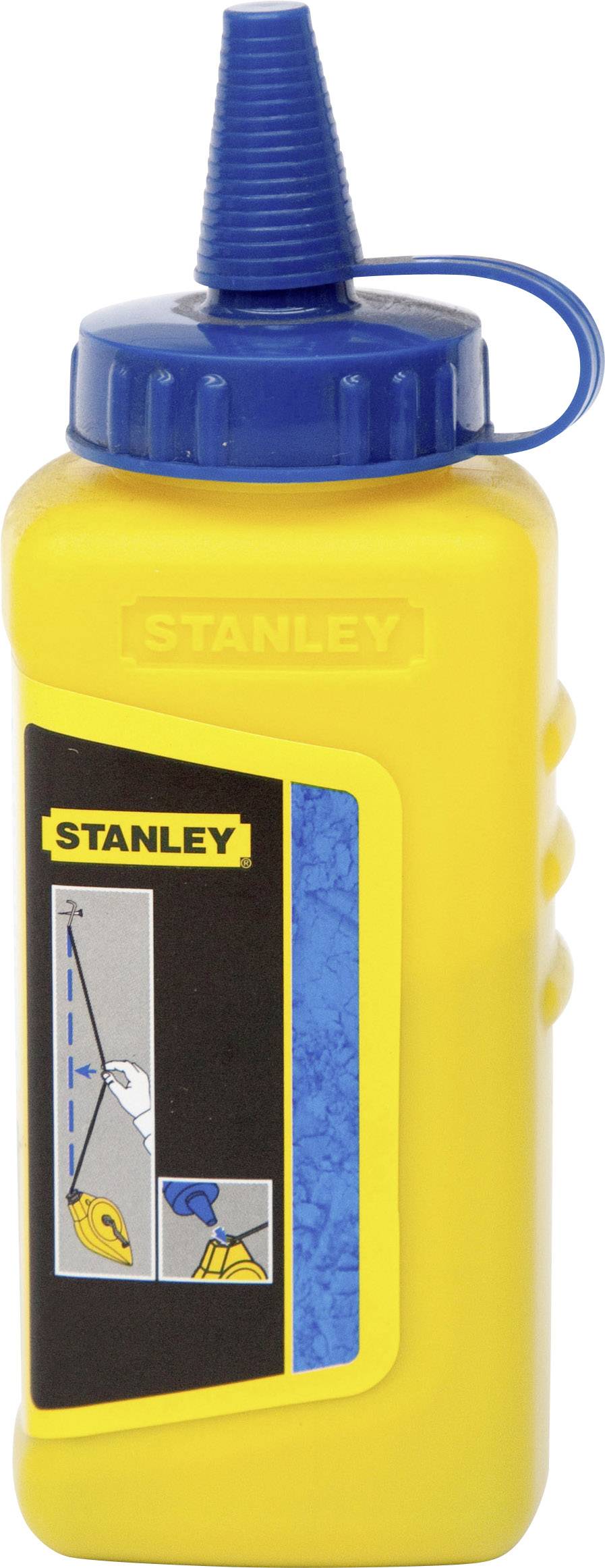 Schlagschnurkreide 225g blau wasserfest,schwer löslich Ku.-Flasche STANLEY