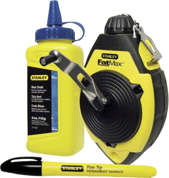 Schlagschnurset FATMAX Schnur-L.30m Kunststoffgehäuse Schnelleinzug 3:1 STANLEY