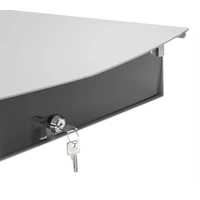 Vogel's Diebstahlschutzgehäuse Passend für Serie (Halter): Vogel's PFT2510 Wagen, Vogel's PFF 2410 Standfuß Silber Vogel's Diebstahlschutzgehäuse Passend für Serie (Halter): Vogel's PFT2510 Wagen, Vogel's PFF 2410 Standfuß Silber