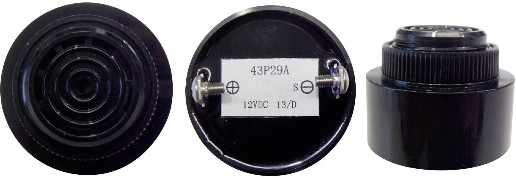 TRU COMPONENTS 595249 Miniatur Summer Geräusch-Entwicklung: 90 dB Spannung: 24 V/DC Intervallton, Dauerton 1St.