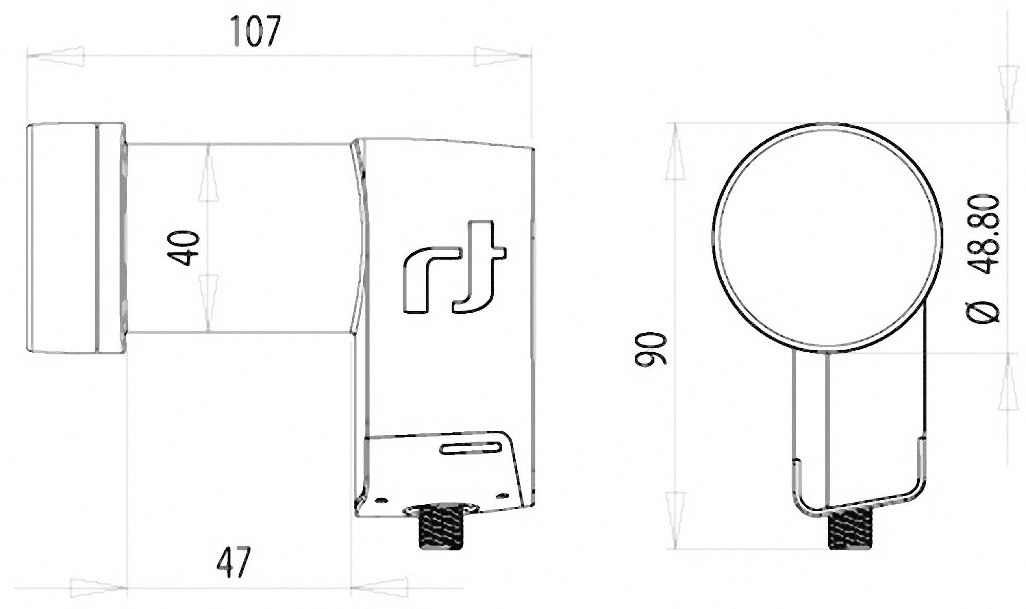 Inverto RED Extend Single-LNB  Teilnehmer-Anzahl: 1 Feedaufnahme: 40 mm