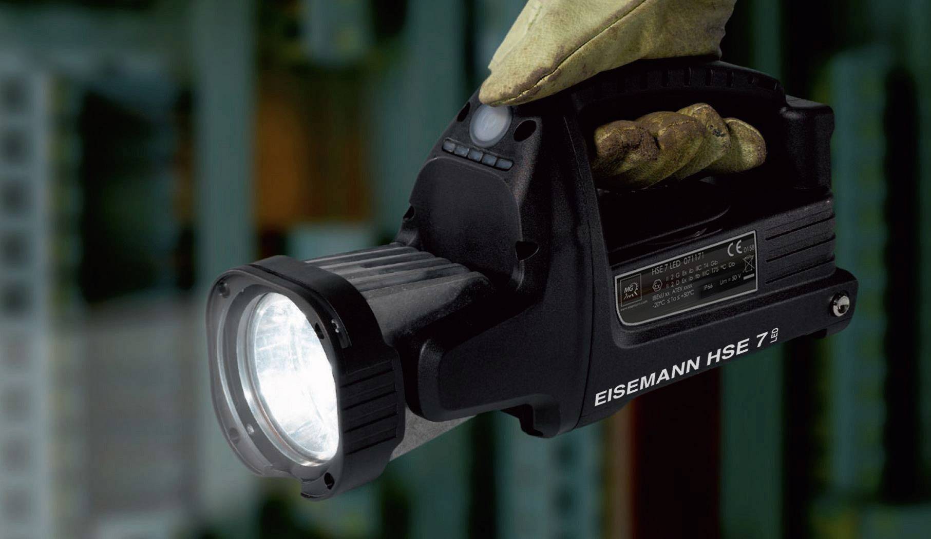 Eisemann HSE 7 Akku-Handscheinwerfer Ex Zone: 1, 2, 21, 22 210lm