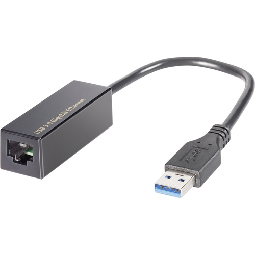 Renkforce Netzwerkadapter 1 GBit/s LAN (10/100/1000 MBit/s), USB 3.2 Gen 1 (USB 3.0)