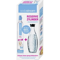 Sodastream CO2 Reserve-Zylinder 1100065490 Glasklar inkl. 1 Glaskaraffe, und 1 CO2-Zylinder Sodastream CO2 Reserve-Zylinder 1100065490 Glasklar inkl. 1 Glaskaraffe, und 1 CO2-Zylinder