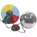 Eurolite 50101855 Halogen Discokugel-Set mit Motor, mit Farbwechselscheibe 20cm Eurolite 50101855 Halogen Discokugel-Set mit Motor, mit Farbwechselscheibe 20cm