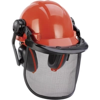 Einhell BG-SH 1 4500480 Forstschutzhelm EN 1731, EN 397 Orange, Schwarz Einhell BG-SH 1 4500480 Forstschutzhelm EN 1731, EN 397 Orange, Schwarz