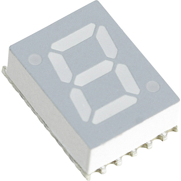Broadcom 7-Segment-Anzeige Blau 7.11mm 3.3V Ziffernanzahl: 1 HDSM-281B