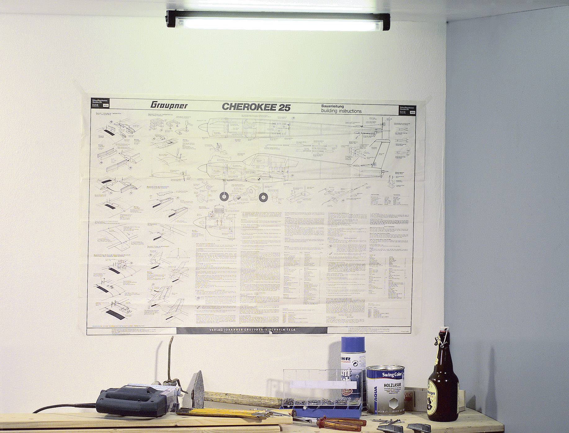 Eurolite 60cm Slim UV & weiß UV-Röhren Set 18W Schwarz