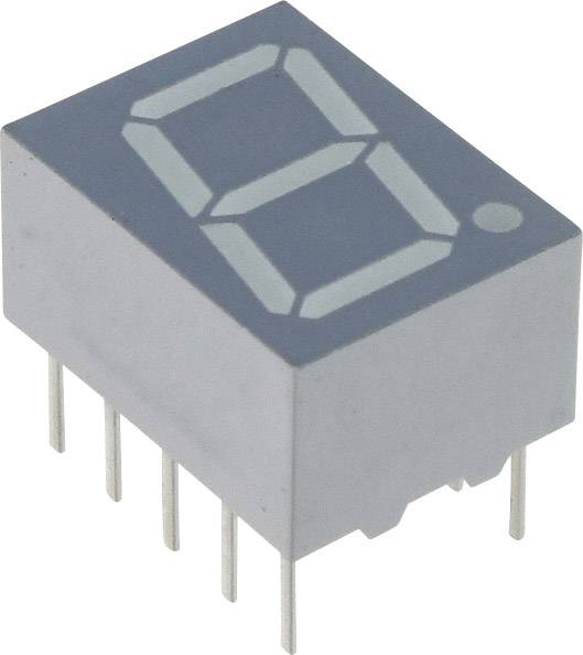 Vishay 7-Segment-Anzeige Rot 10mm 1.8V Ziffernanzahl: 1 TDSR1060