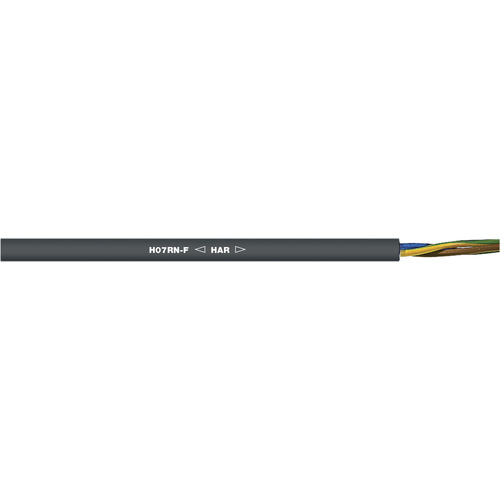 Câble à gaine caoutchouc H07RN-F LAPP 1600117-1 3 x 1 mm² noir Marchandise vendue au mètre