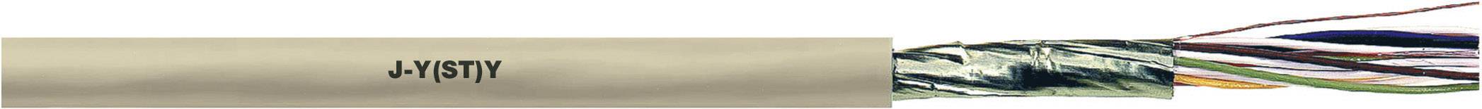 LAPP 1591301/1 Telefonkabel J-Y(ST)Y 2 x 2 x 0.6mm Grau Meterware
