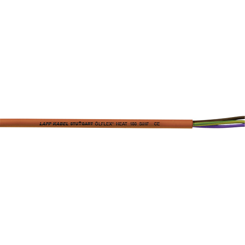 LAPP ÖLFLEX® HEAT 180 SIHF Hochtemperaturleitung 2 x 4mm² Rot, Braun 46025-100 100m