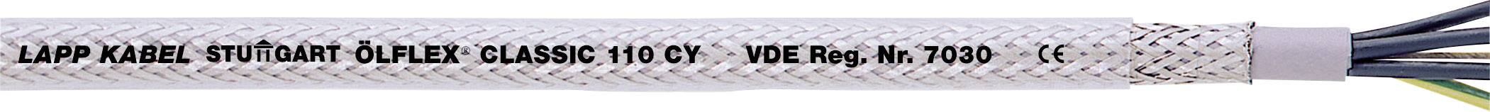 LAPP ÖLFLEX® CLASSIC 110 CY Steuerleitung 12G 0.75mm² Transparent 1135112/1 Meterware