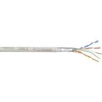 TRU Components Netzwerkkabel CAT 6 SF/UTP 4 x 2 x 0.27mm² Weiß 10m TRU Components Netzwerkkabel CAT 6 SF/UTP 4 x 2 x 0.27mm² Weiß 10m
