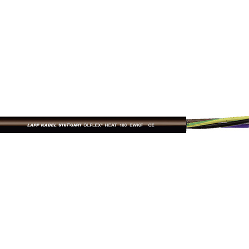 LAPP ÖLFLEX® HEAT 180 EWKF Hochtemperaturleitung 5G 1.50mm² Schwarz 465143-1 Meterware