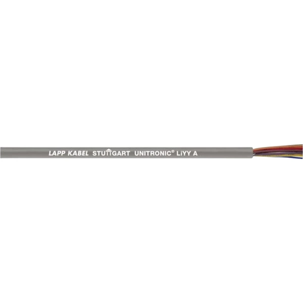 Lapp Kabel 10m UNITRONIC LiYY 8x0,75mm² – Graue Kupferleitung, PVC, Vielseitig