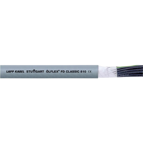 LAPP 26102-1 Schleppkettenleitung ÖLFLEX® FD CLASSIC 810 4G 0.50mm² Grau Meterware