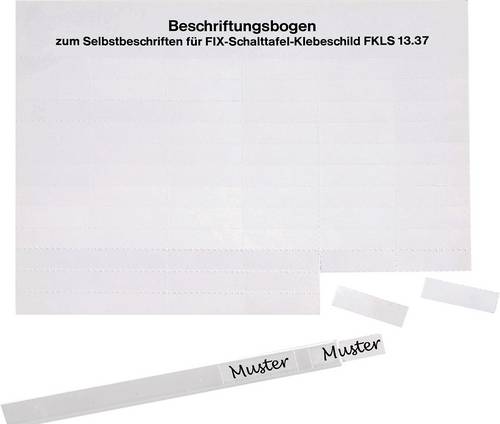 LAPP 61721840 FKLS 16 Kabel-Etikett 48 x 16mm Farbe Beschriftungsfeld: Weiß Anzahl Etiketten: 32