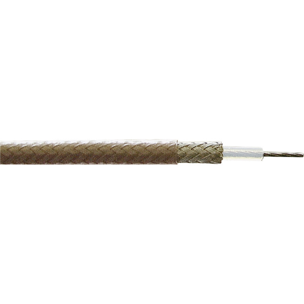Câble coaxial RG179 B/U Huber & Suhner 22510044 75 Ω 40 dB marron Marchandise vendue au mètre
