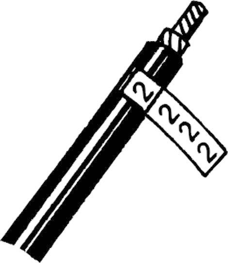 TRU Components 1566879 Bedruckte Klebemarker Aufdruck 1 - 45 606629