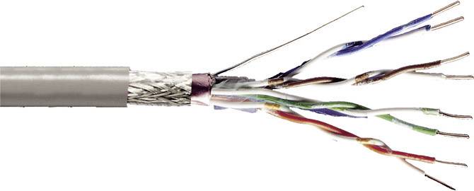Digitus DK-1531-P-1 Netzwerkkabel CAT 5e SF/UTP 4 x 2 x 0.13mm² Grau 100m