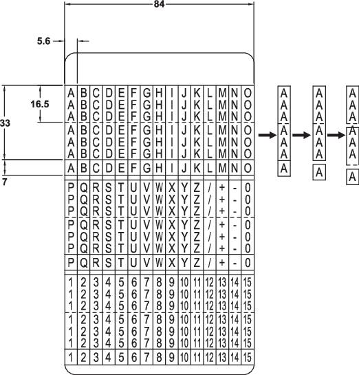 TRU Components 1565168 Bedruckte Klebemarker Aufdruck A - Z, +, -, 0 - 15 606616