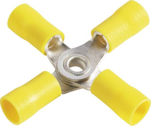 Vogt Verbindungstechnik 3655a4 Quetschverteiler Querschnitt (max.)=6 mm² Loch-Ø=4 mm Teilisoliert G